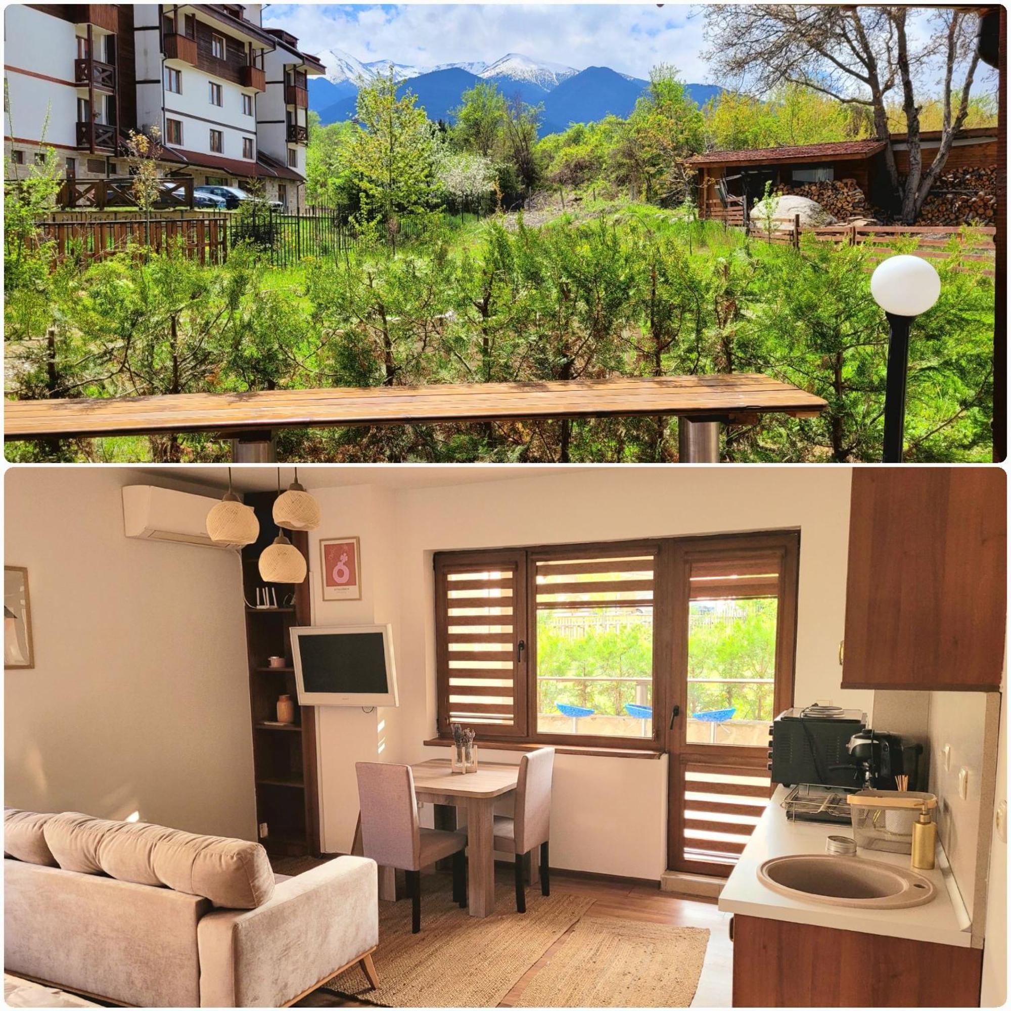 Cozy & Stylish Flat With Amazing View, 2Min Walk To Ski Road, 7-8 Min To Gondola Банско Экстерьер фото