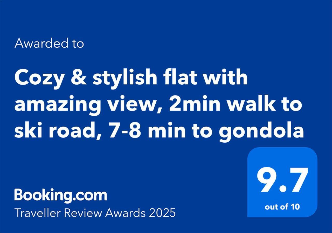 Cozy & Stylish Flat With Amazing View, 2Min Walk To Ski Road, 7-8 Min To Gondola Банско Экстерьер фото